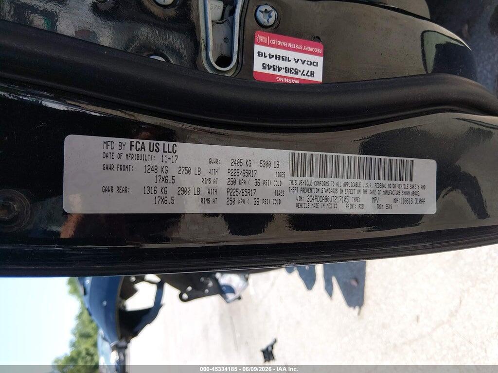 3C4PDCAB0JT217105 2018 DODGE JOURNEY photo no. 9