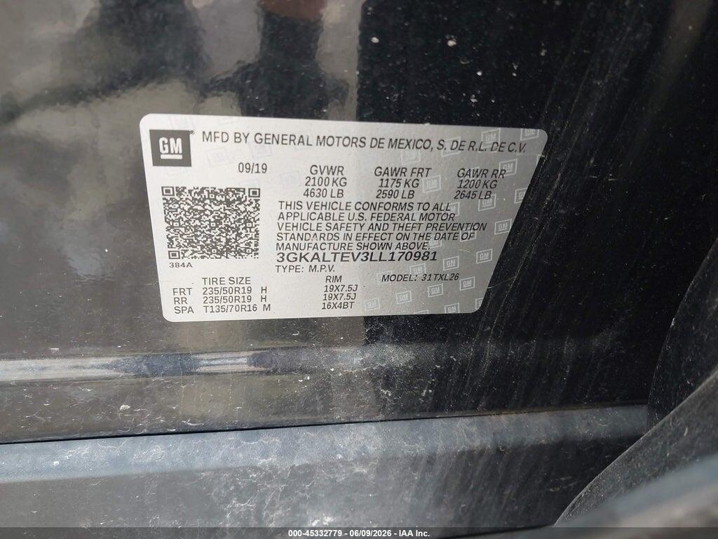 3GKALTEV3LL170981 2020 GMC TERRAIN photo no. 9
