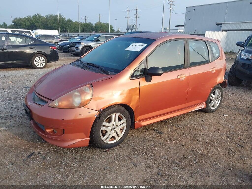JHMGD38617S005573 2007 HONDA FIT photo no. 2