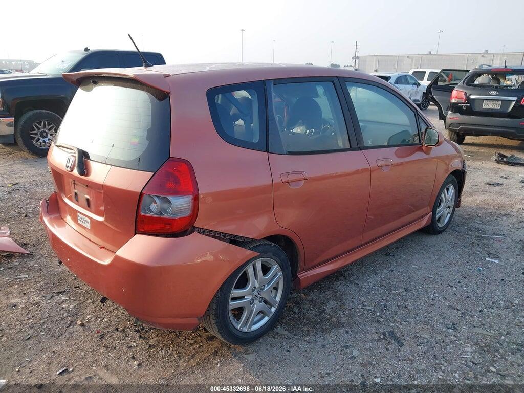 JHMGD38617S005573 2007 HONDA FIT photo no. 4