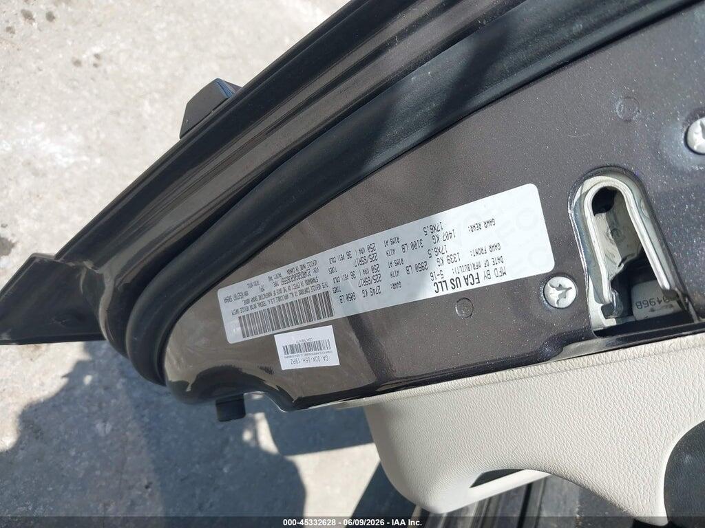 2C4RDGBG0GR365597 2016 DODGE GRAND CARAVAN photo no. 9