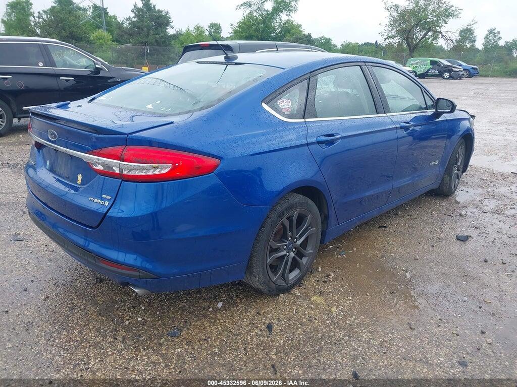 3FA6P0LU7JR120275 2018 FORD FUSION HYBRID photo no. 4