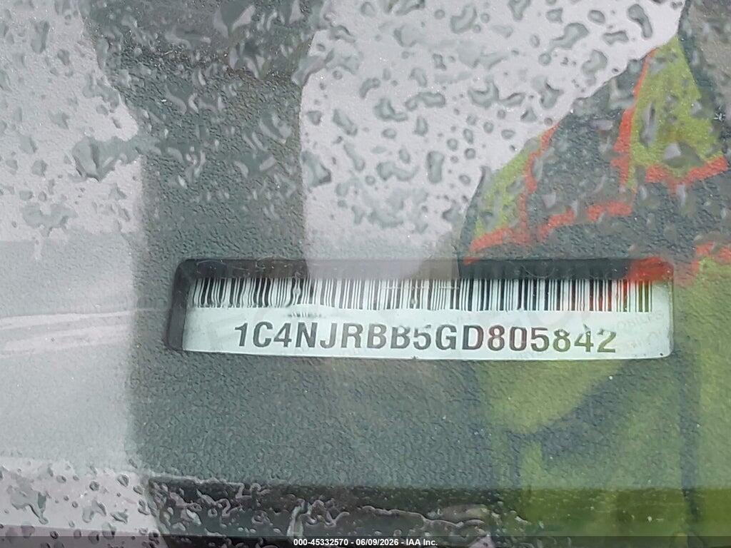 1C4NJRBB5GD805842 2016 JEEP PATRIOT photo no. 9