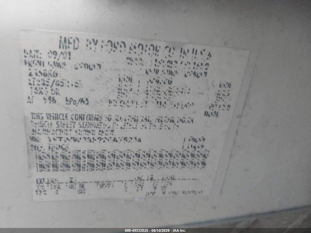 1FTWW33F22EA75234 2002 FORD F-350 photo no. 11