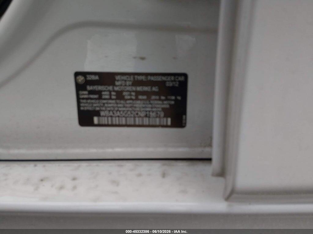 WBA3A5G52CNP15679 2012 BMW 328I photo no. 9