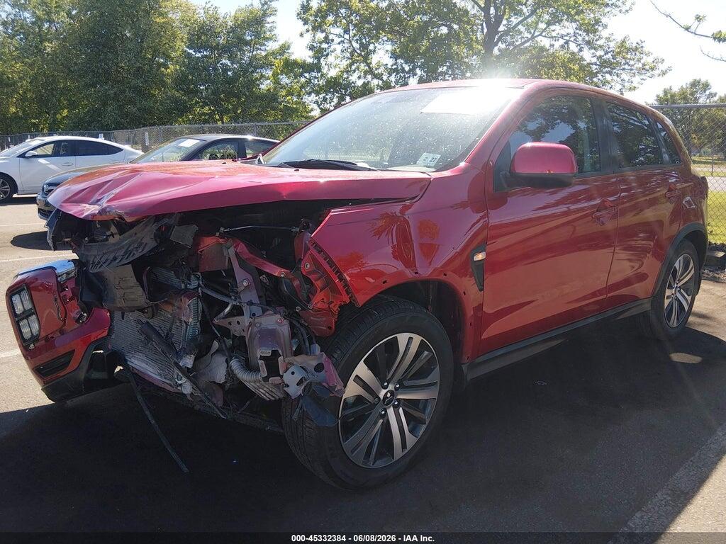 JA4APUAU1NU004397 2022 MITSUBISHI OUTLANDER SPORT photo no. 2