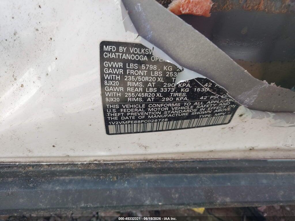 1V2VMPE88PC026726 2023 VOLKSWAGEN ID.4 photo no. 9