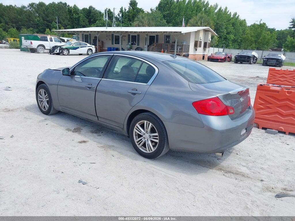 JN1DV6AR3CM861675 2012 INFINITI G25X photo no. 3