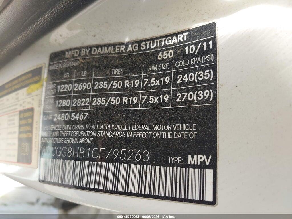 WDCGG8HB1CF795263 2012 MERCEDES-BENZ GLK 350 photo no. 9