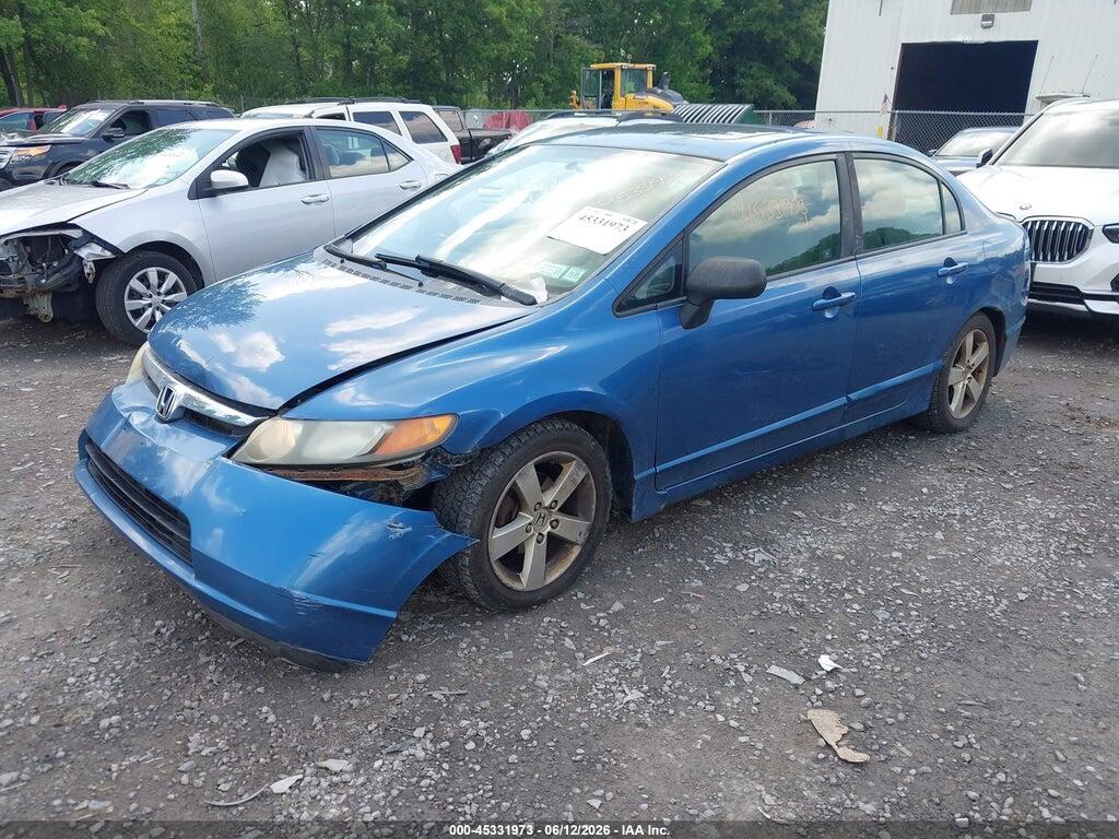 1HGFA16817L143673 2007 HONDA CIVIC photo no. 2