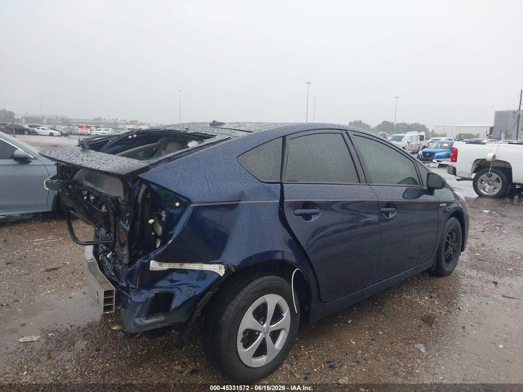 JTDKN3DU6F1920274 2015 TOYOTA PRIUS photo no. 4