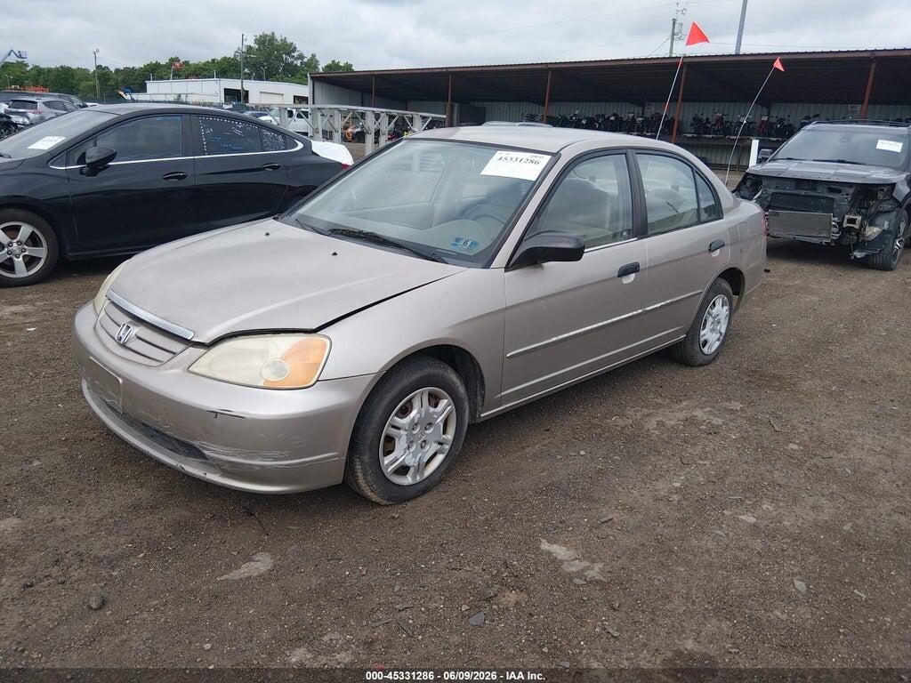 2HGES15531H506883 2001 HONDA CIVIC photo no. 2