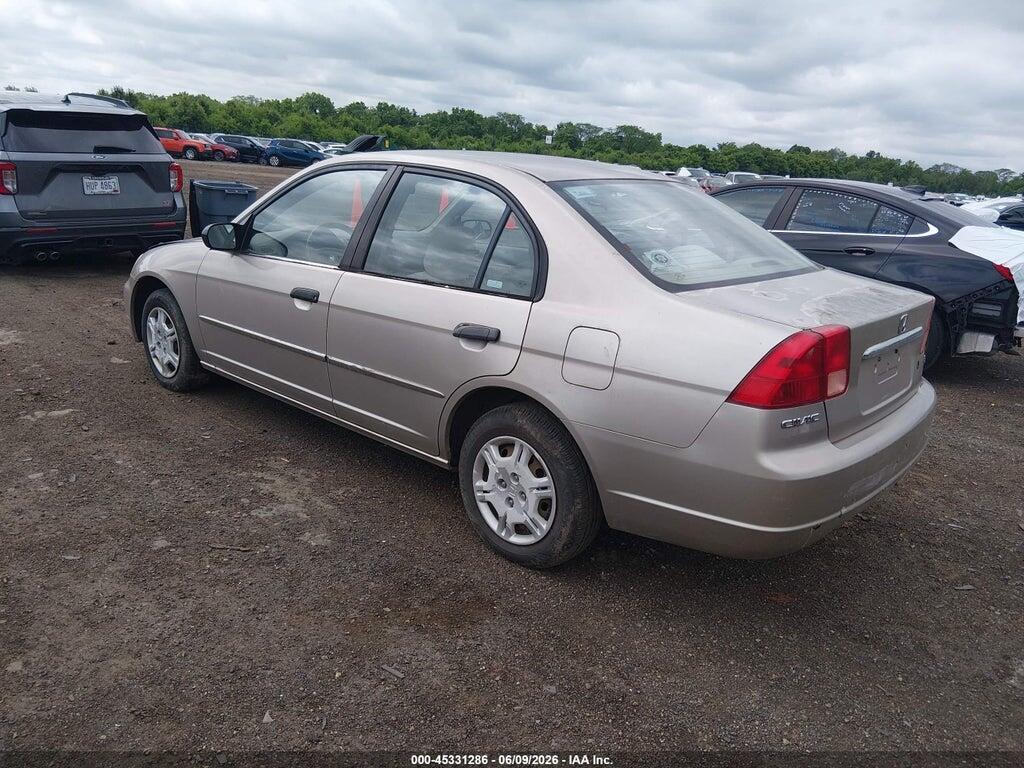 2HGES15531H506883 2001 HONDA CIVIC photo no. 3