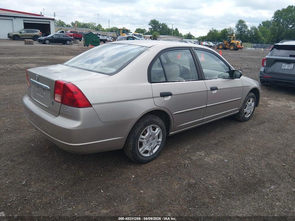 2HGES15531H506883 2001 HONDA CIVIC photo no. 4