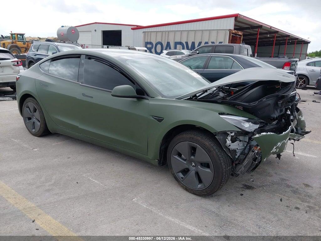 5YJ3E1EA7PF570322 2023 TESLA MODEL 3 photo no. 1