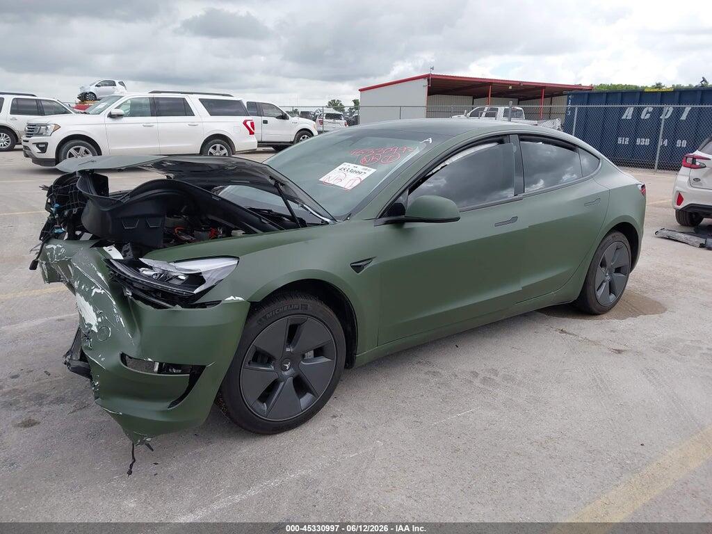5YJ3E1EA7PF570322 2023 TESLA MODEL 3 photo no. 2