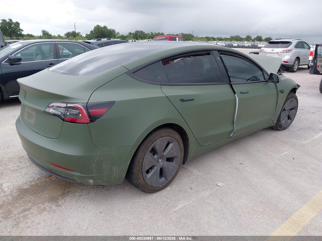 5YJ3E1EA7PF570322 2023 TESLA MODEL 3 photo no. 4