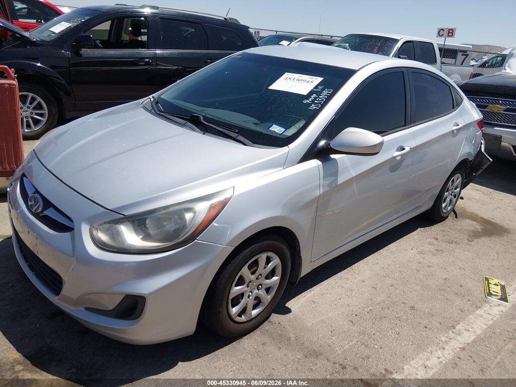 KMHCT4AE6DU576207 2013 HYUNDAI ACCENT photo no. 2