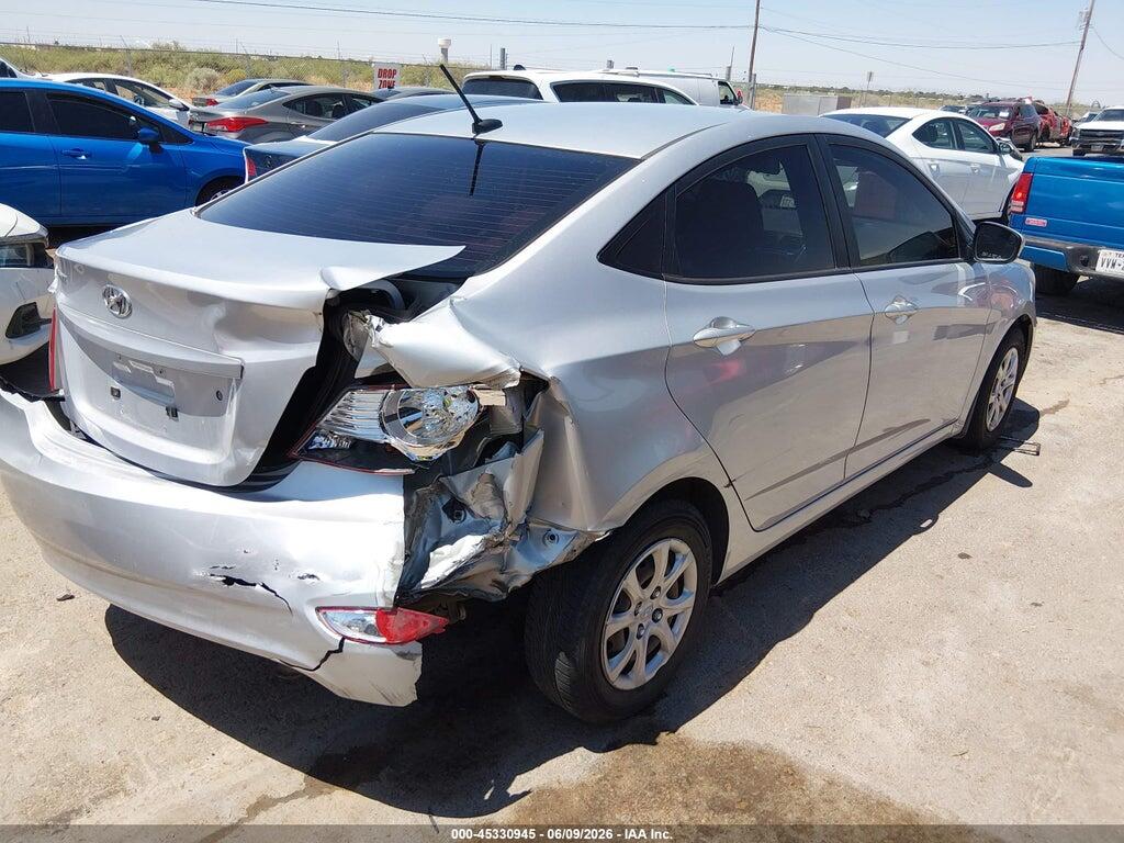 KMHCT4AE6DU576207 2013 HYUNDAI ACCENT photo no. 4