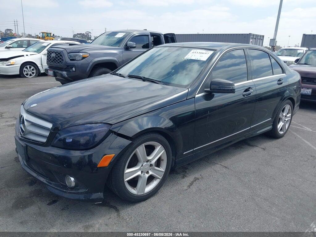 WDDGF5EB5AR113367 2010 MERCEDES-BENZ C 300 photo no. 2