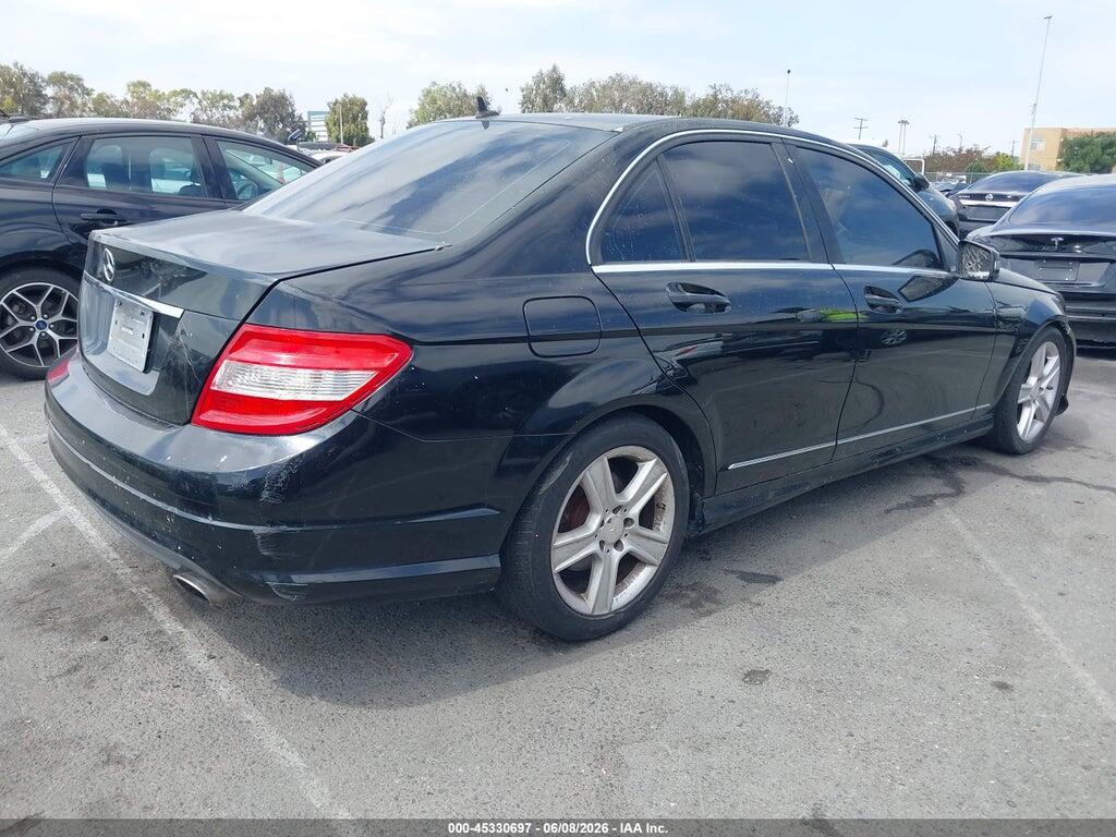 WDDGF5EB5AR113367 2010 MERCEDES-BENZ C 300 photo no. 4
