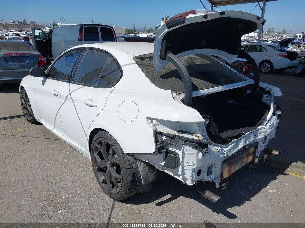 ZARFAMAN3L7636406 2020 ALFA ROMEO GIULIA photo no. 3