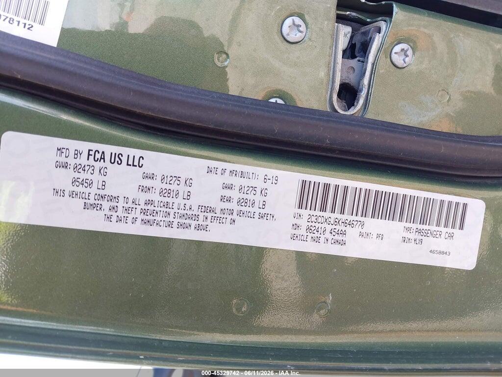 2C3CDXGJ6KH646770 2019 DODGE CHARGER photo no. 9