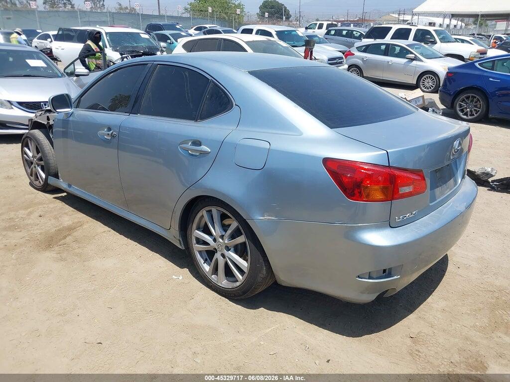 JTHBK262762010401 2006 LEXUS IS 250 photo no. 3