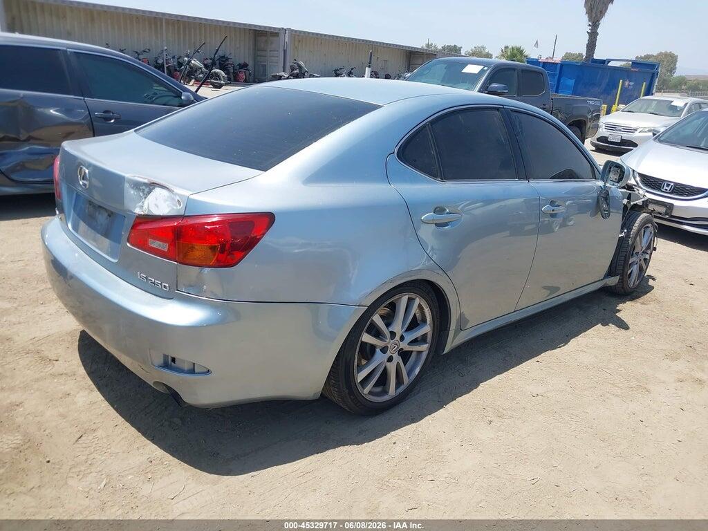 JTHBK262762010401 2006 LEXUS IS 250 photo no. 4