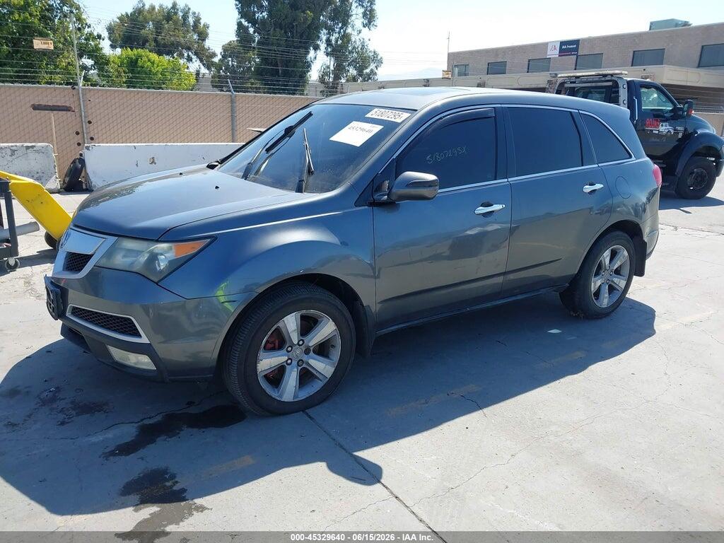 2HNYD2H39CH523657 2012 ACURA MDX photo no. 2