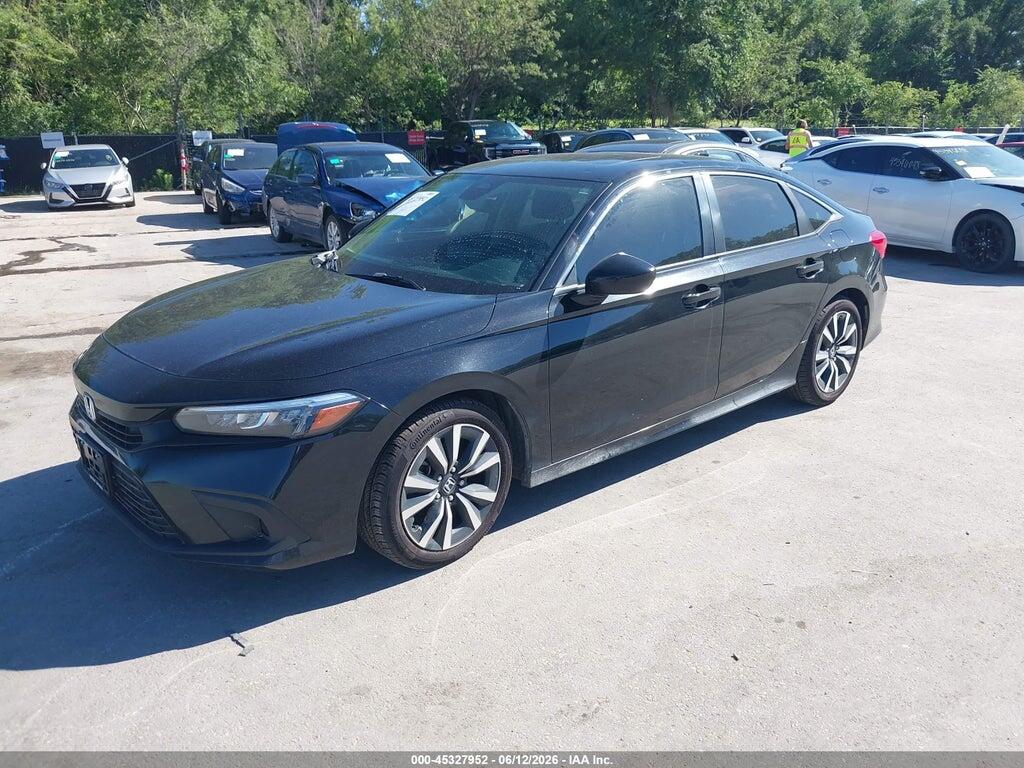 JHMFE1F73NX004434 2022 HONDA CIVIC photo no. 2