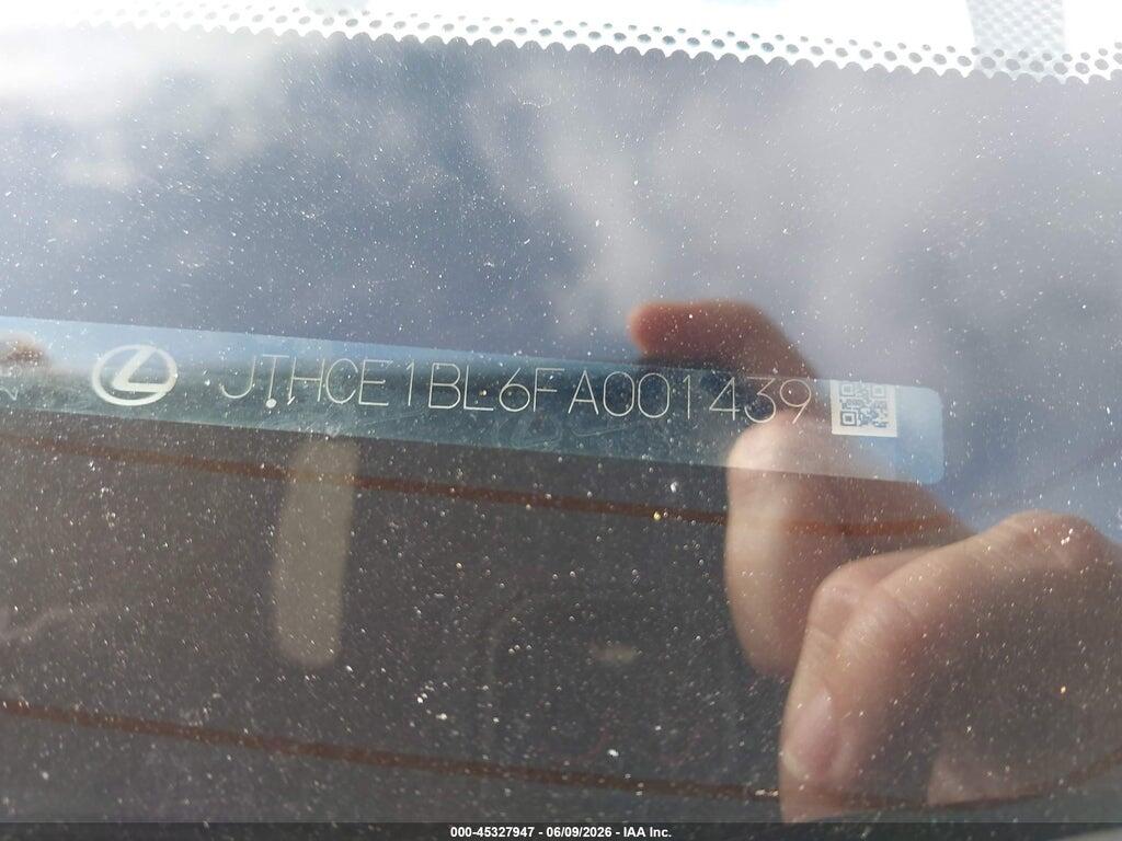 JTHCE1BL6FA001439 2015 LEXUS GS 350 photo no. 9