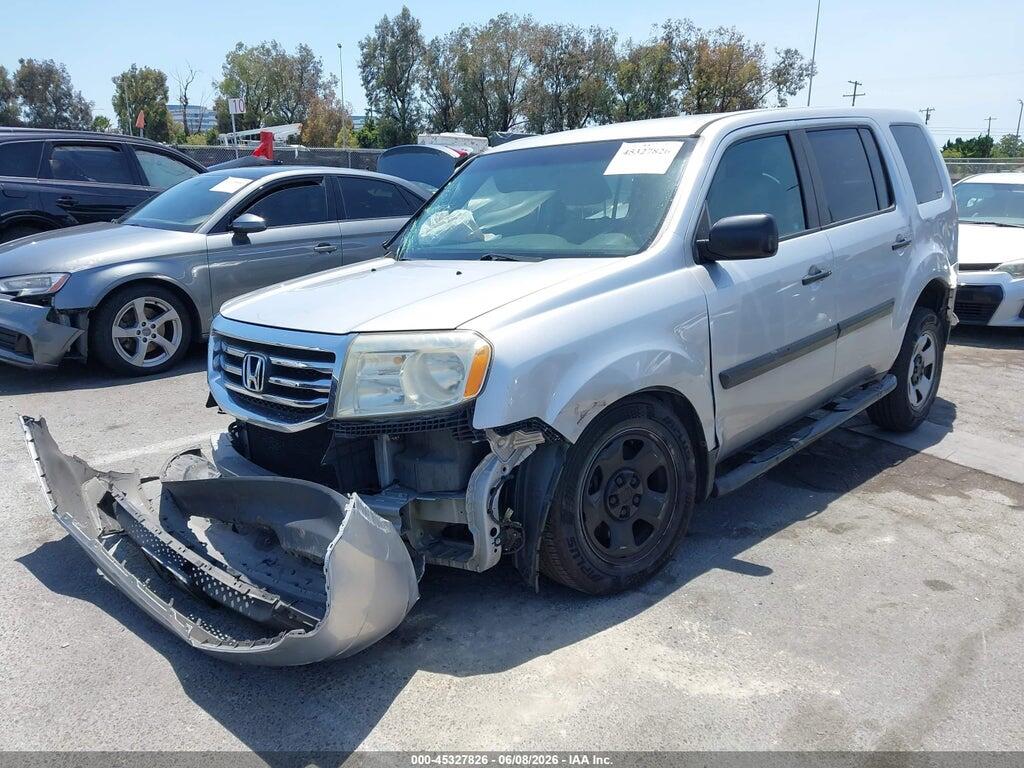 5FNYF3H21CB035189 2012 HONDA PILOT photo no. 2