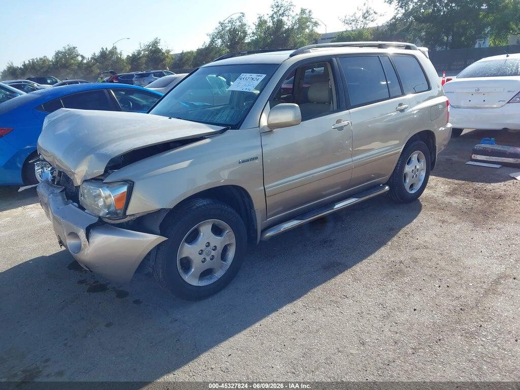 JTEEP21A140042232 2004 TOYOTA HIGHLANDER photo no. 2