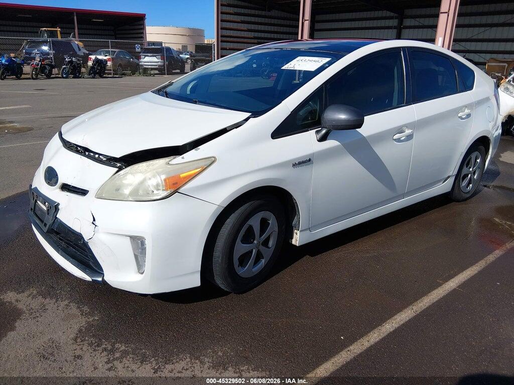 JTDKN3DU3D5568339 2013 TOYOTA PRIUS photo no. 2