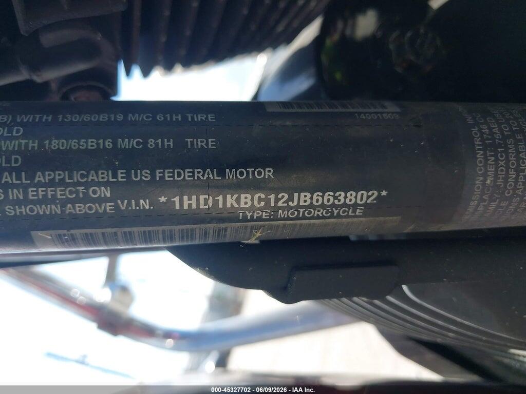 1HD1KBC12JB663802 2018 HARLEY-DAVIDSON FLHX photo no. 10