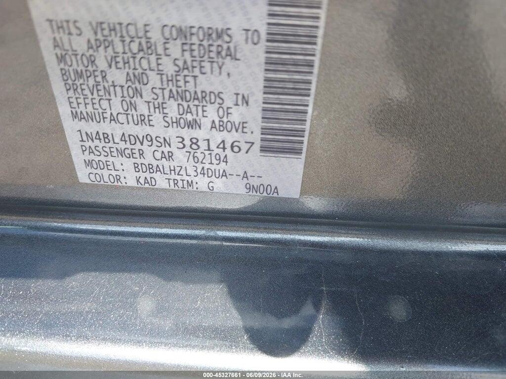 1N4BL4DV9SN381467 2025 NISSAN ALTIMA photo no. 8