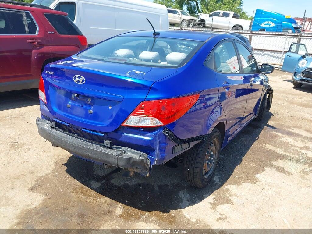 KMHCT4AE0EU655910 2014 HYUNDAI ACCENT photo no. 4