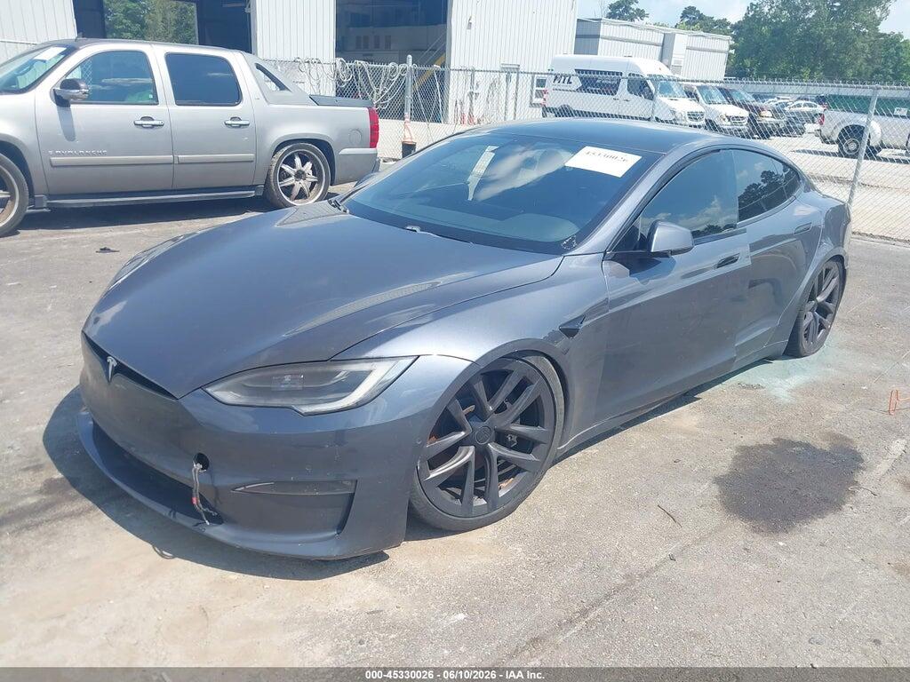 5YJSA1E6XMF435737 2021 TESLA MODEL S photo no. 2