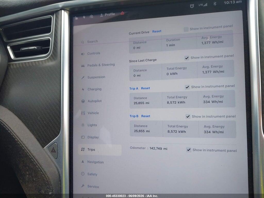 5YJSA4H45FF084377 2015 TESLA MODEL S photo no. 7