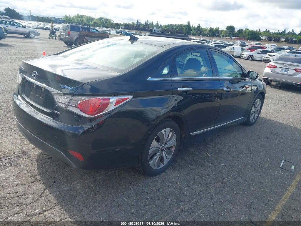 KMHEC4A43FA127510 2015 HYUNDAI SONATA HYBRID photo no. 4