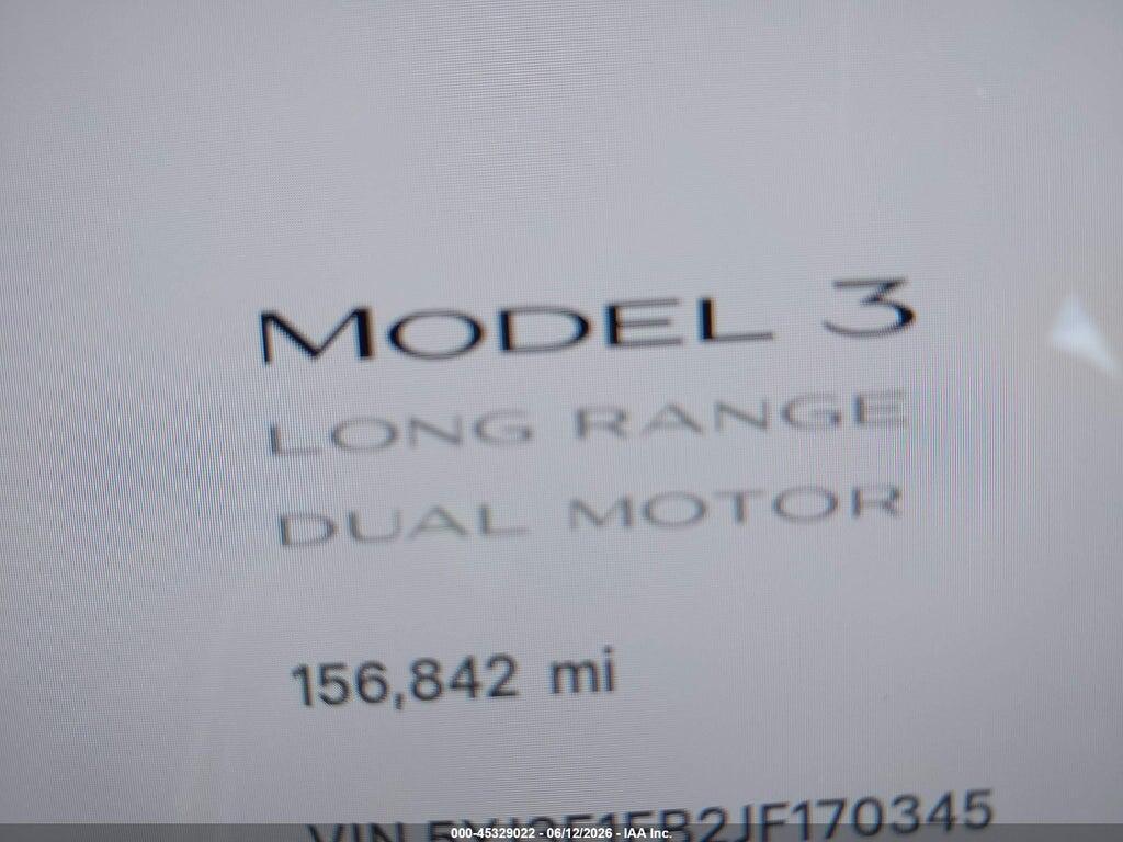 5YJ3E1EB2JF170345 2018 TESLA MODEL 3 photo no. 7