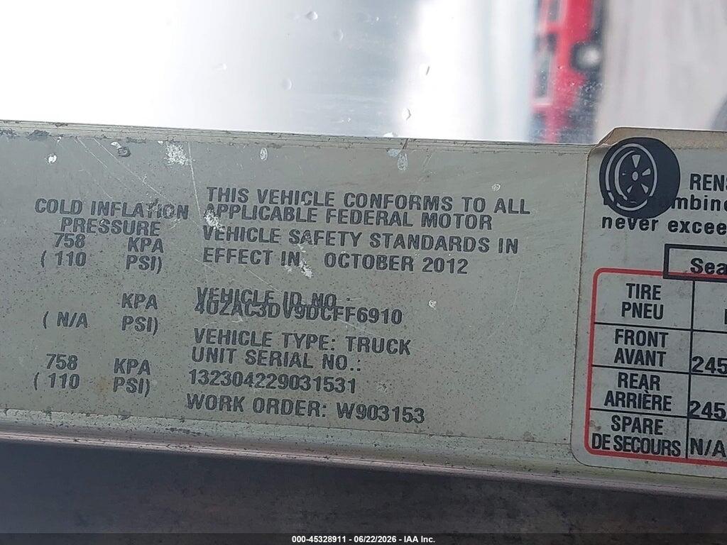 4UZAC3DV9DCFF6910 2013 FREIGHTLINER CHASSIS photo no. 8