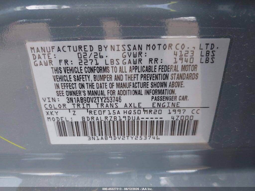 3N1AB9DV2TY253746 2026 NISSAN SENTRA photo no. 9