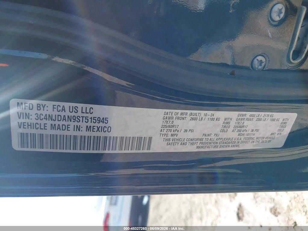 3C4NJDAN9ST515945 2025 JEEP COMPASS photo no. 9