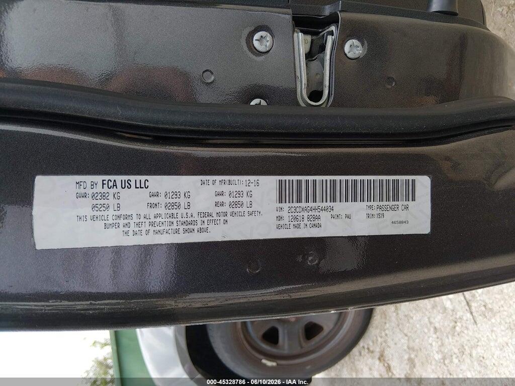 2C3CDXAG4HH544034 2017 DODGE CHARGER photo no. 9
