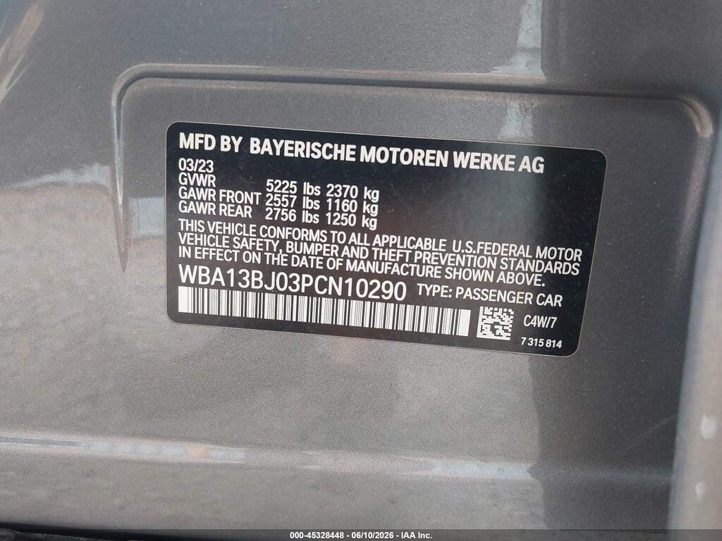 WBA13BJ03PCN10290 2023 BMW 530 photo no. 9