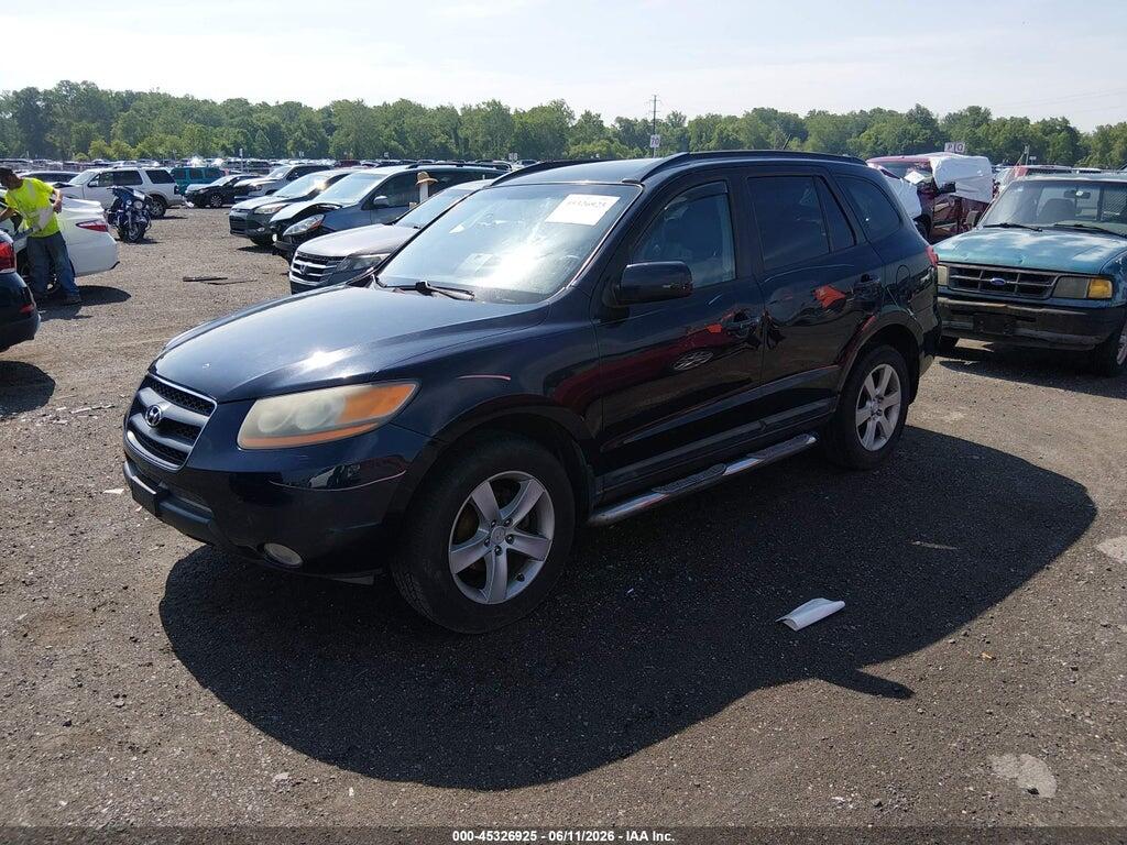 5NMSH73E48H166342 2008 HYUNDAI SANTA FE photo no. 2