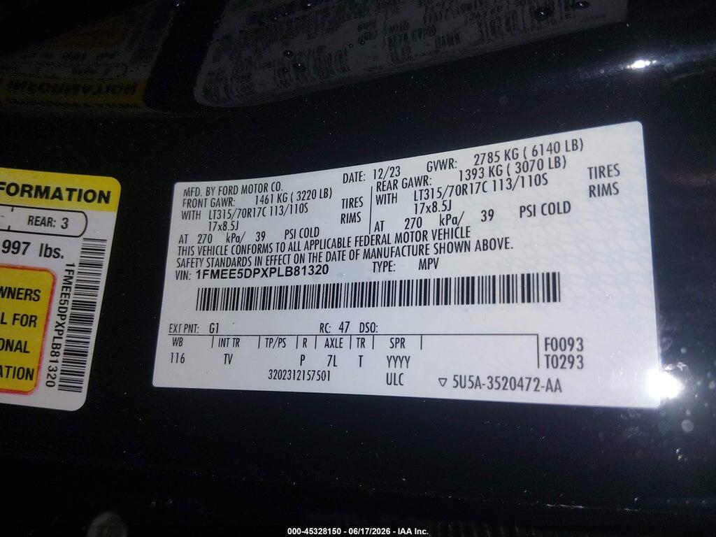 1FMEE5DPXPLB81320 2023 FORD BRONCO photo no. 9
