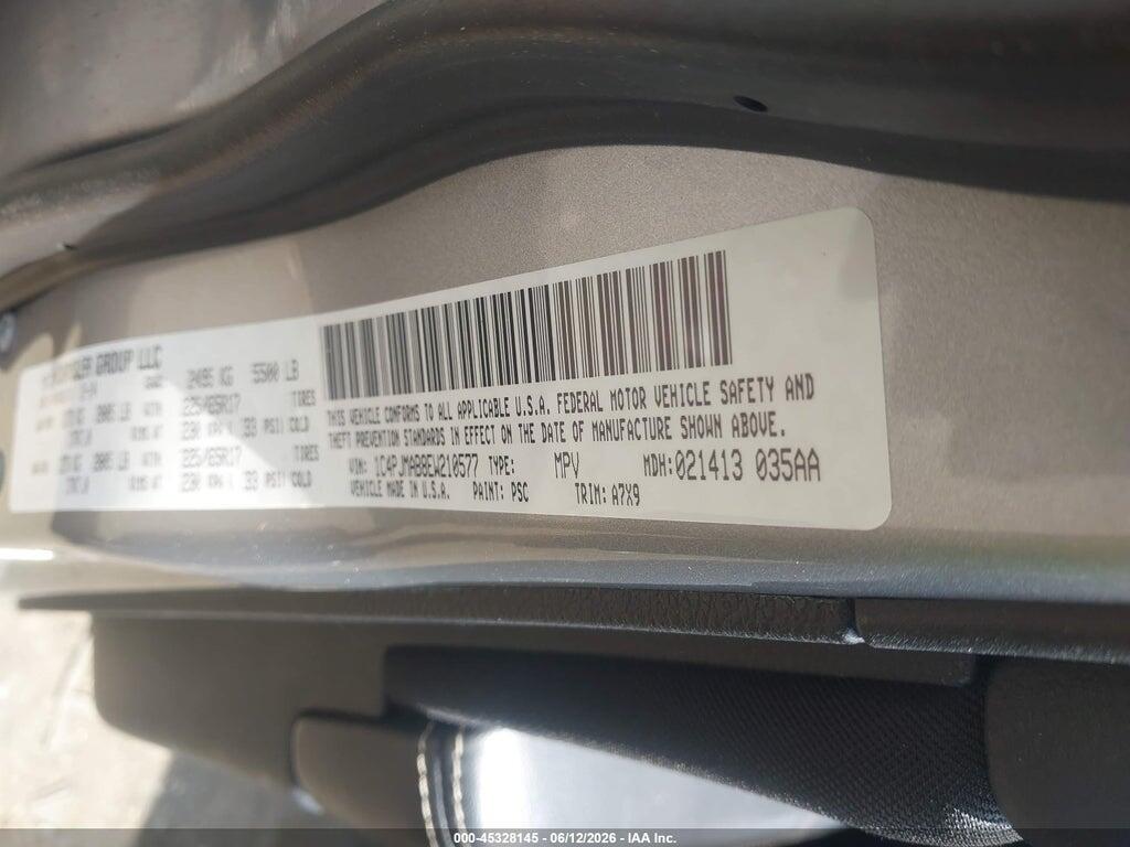 1C4PJMAB8EW210577 2014 JEEP CHEROKEE photo no. 9